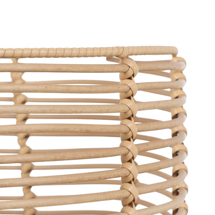 Natural Resin Basket Set 35 x 35 x 29 cm (3 Pieces)