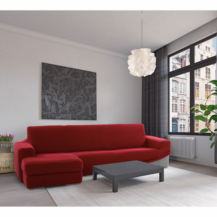 Sofaskins Red Short Arm Chaise Longue Cover Left (Refurbished B)