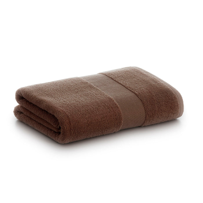 Paduana Chocolate Brown Bath Towel 100% Cotton 100 x 150 cm