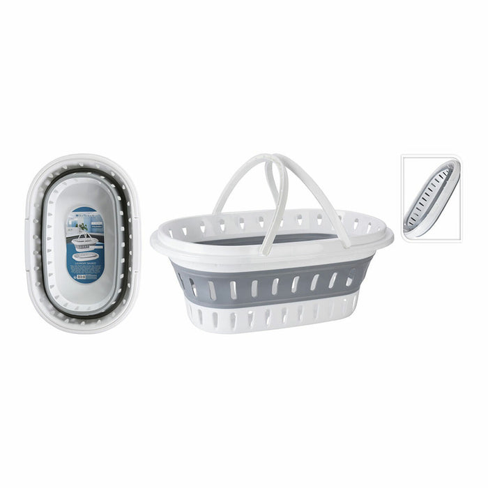 Bathroom Solutions Folding Laundry Basket 60 x 40 x 27 cm
