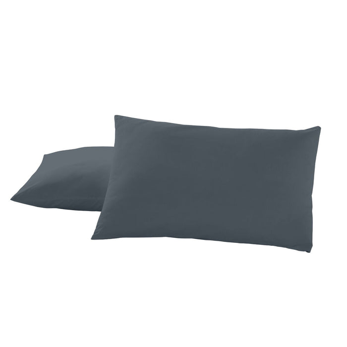 Alexandra House Living Pillowcase Grey 50 x 80 cm (2 Pack)