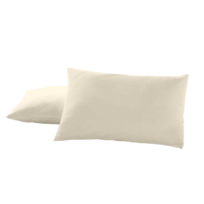 Alexandra House Living Cream Pillowcase 50 x 80 cm (2 Units)