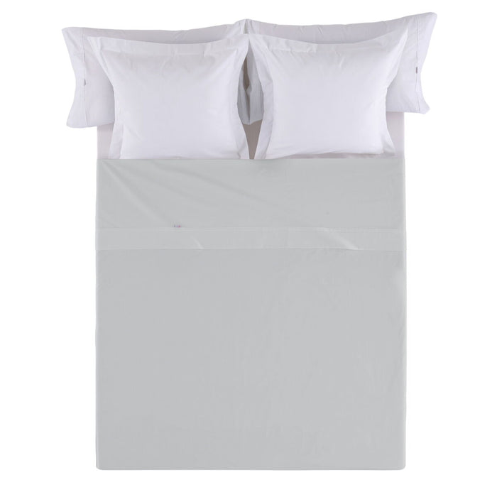 Alexandra House Living Pearl Grey Top Sheet 260 x 270 cm