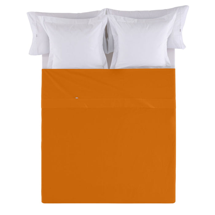 Alexandra House Living Ochre Top Sheet 260 x 270 cm
