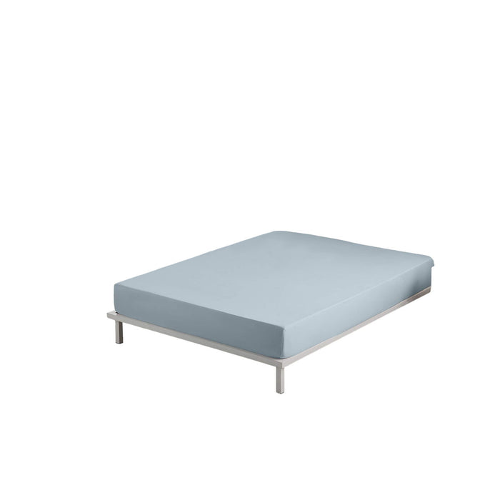 Alexandra House Living Fitted Sheet Light Blue 150 x 190/200 cm
