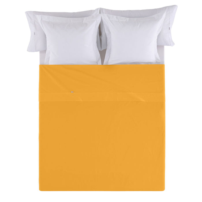 Alexandra House Living Yellow Top Sheet 280 x 270 cm