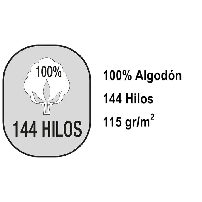 Alexandra House Living Purple Fitted Sheet 180 x 200 cm