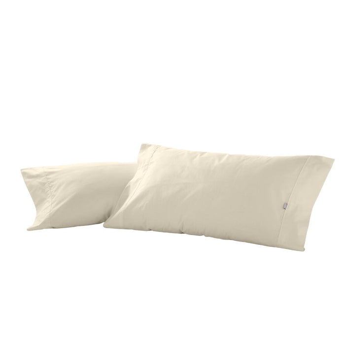 Alexandra House Living Cream Pillowcase (2 Pack)