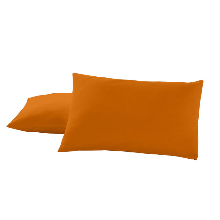 Funda de almohada Alexandra House Living Ocre 50 x 80 cm (2 Unidades)