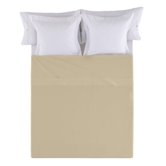 Alexandra House Living Beige Camel Top Sheet 190 x 270 cm