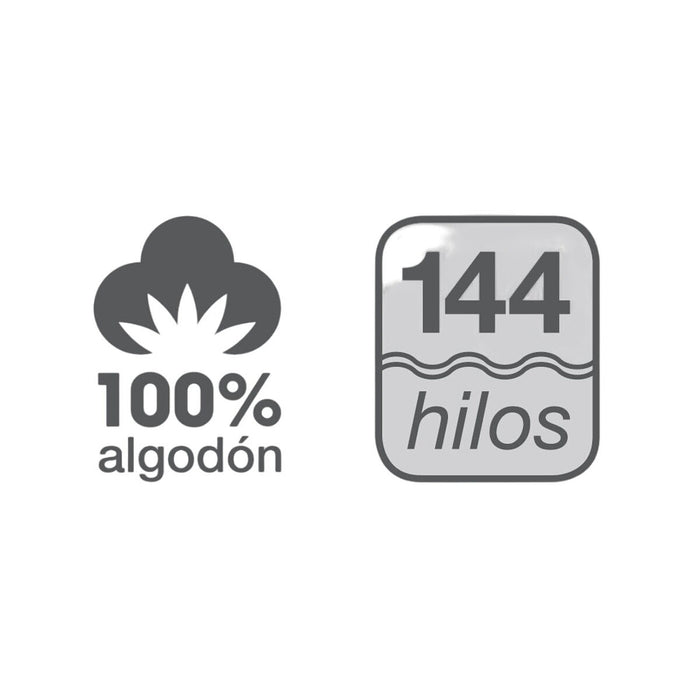 Funda de almohada Alexandra House Living Blanco 50 x 80 cm (2 Unidades)