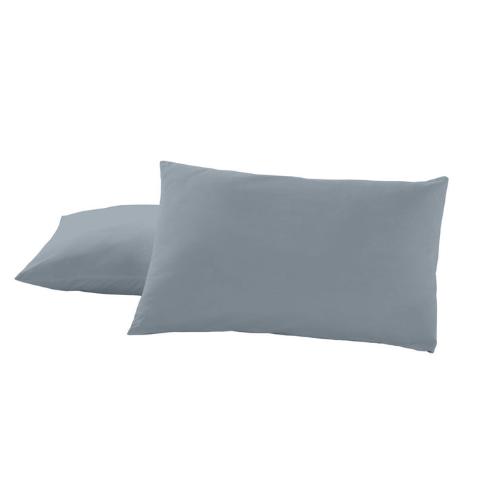 Funda de almohada Alexandra House Living Acero Gris Acero 50 x 80 cm (2 Unidades)