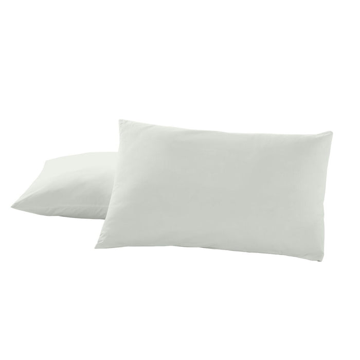Alexandra House Living White Pillowcase 50 x 80 cm (2 Pack)