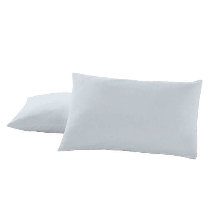 Alexandra House Living Pearl Grey Pillowcase 50 x 80 cm (Pack of 2)