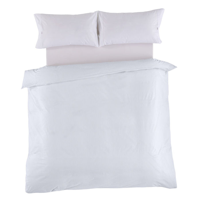 Funda Nórdica Alexandra House Living Blanco 260 x 240 cm