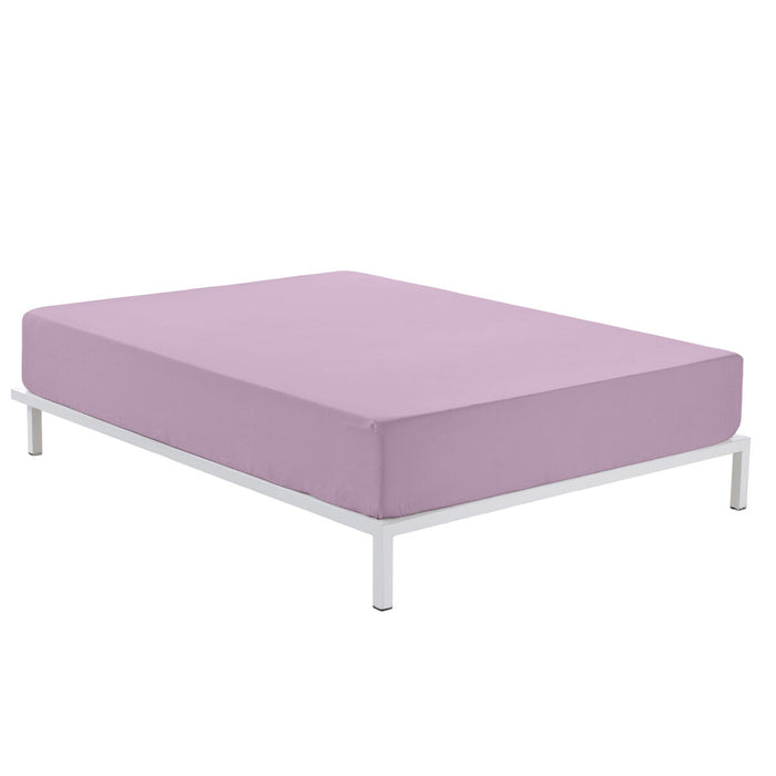 Alexandra House Living Fitted Sheet Mauve 150 x 200 cm