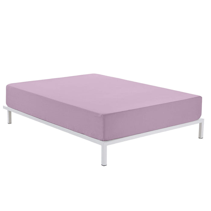 Alexandra House Living Fitted Sheet Mauve 150 x 200 cm