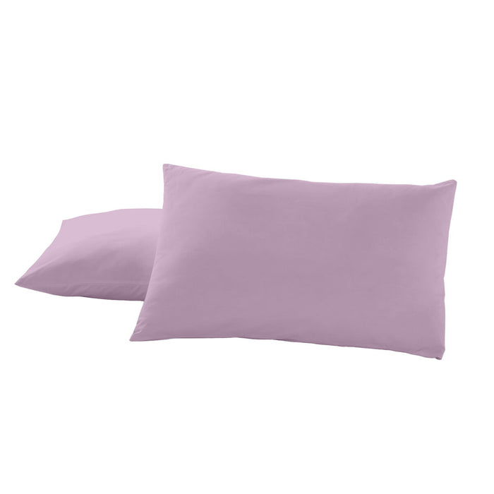 Alexandra House Living Mauve Pillowcase 50 x 80 cm (2 Pack)