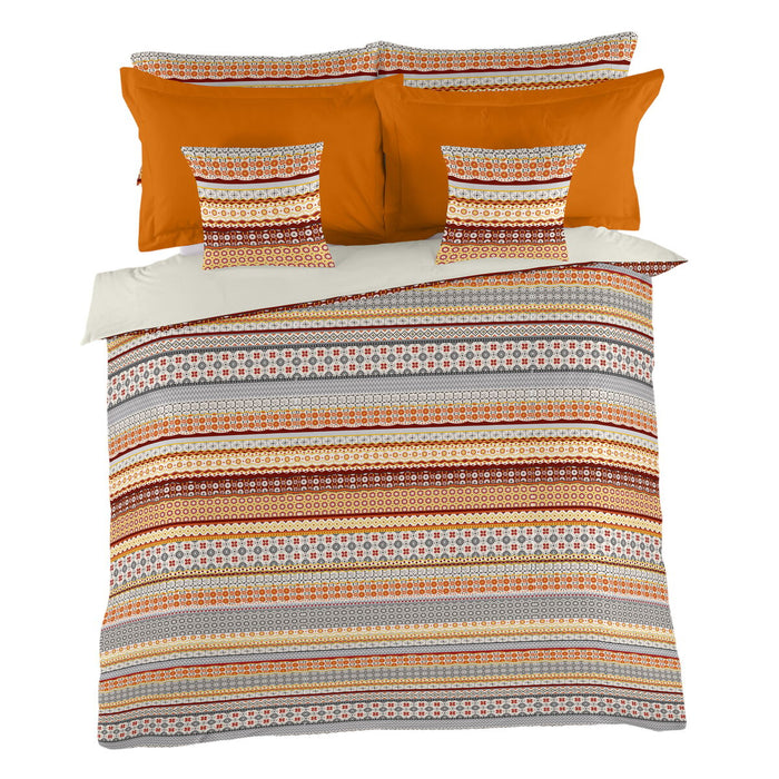 Funda Nórdica Alexandra House Living Siena Ocre 140 x 200 cm