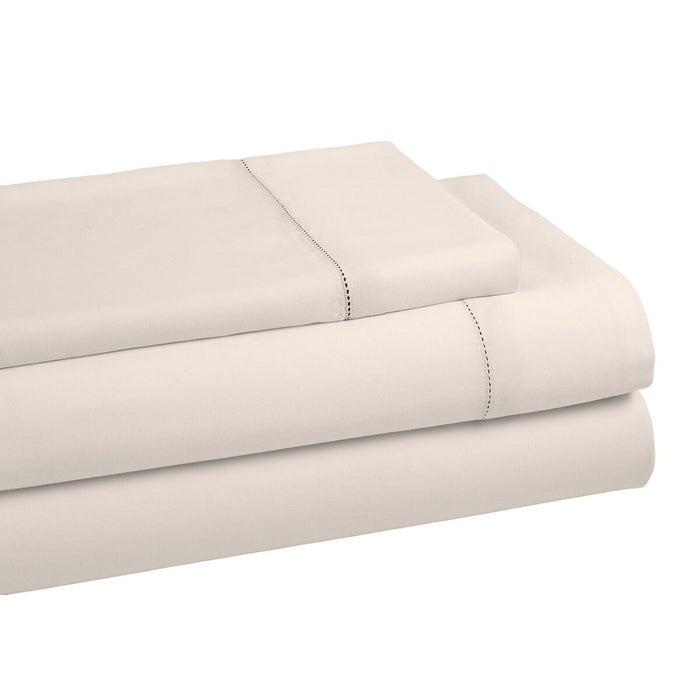 Alexandra House Living QUTUN Natural 3-Piece Sheet Set for 105 cm Bed