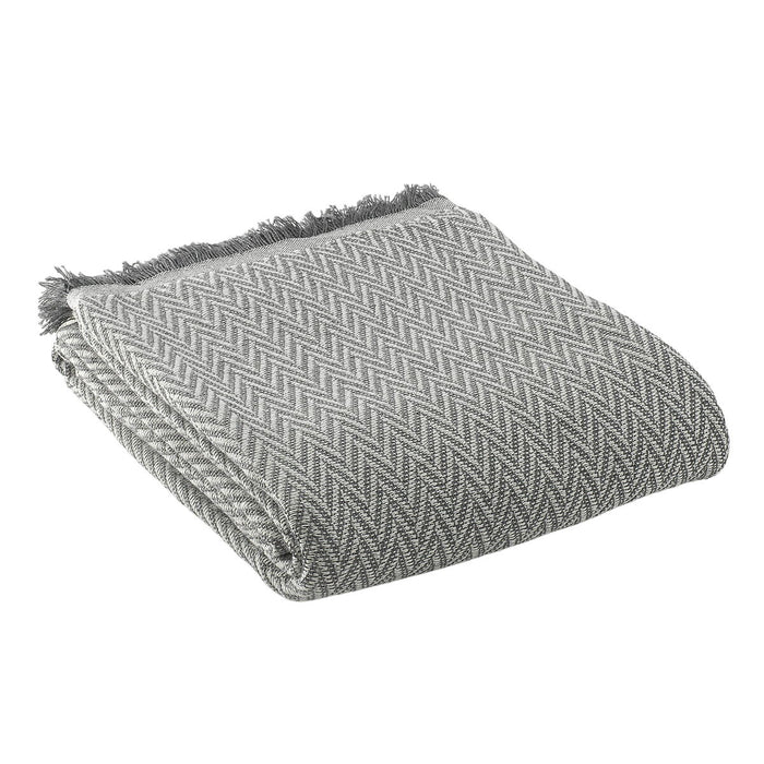 Alexandra House Living India Gray Blanket 180 x 260 cm