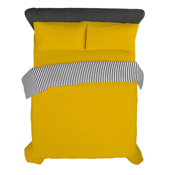 Alexandra House Living Mustard Duvet Cover 150 x 220 cm