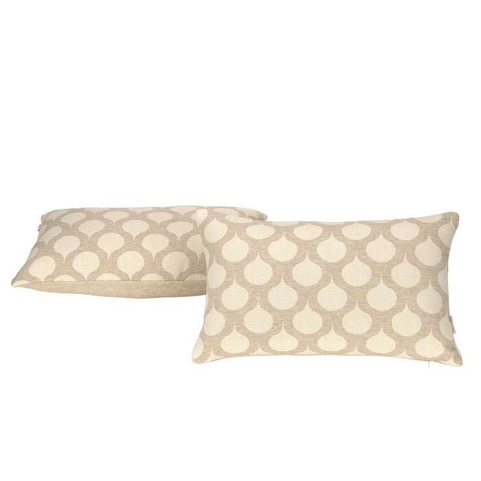 Alexandra House Living Astún Beige Cushion Cover 30 x 50 cm 30 x 1 x 50 cm 2 Units