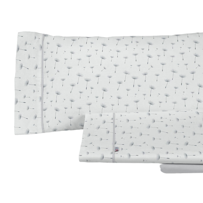 Juego de Sábanas Alexandra House Living Estelia Gris Cama de 160 4 Piezas