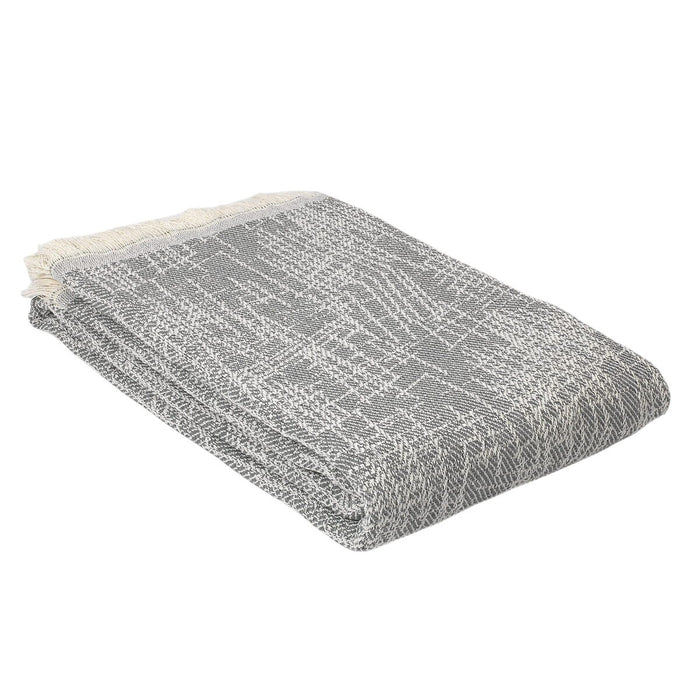 Alexandra House Living Madrid Gray Blanket 180 x 260 cm