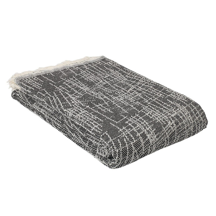 Alexandra House Living Madrid Black Blanket 180 x 260 cm