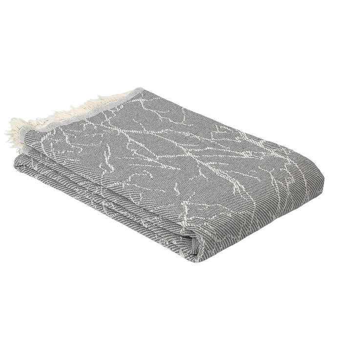Alexandra House Living Carrara Gray Blanket 180 x 260 cm