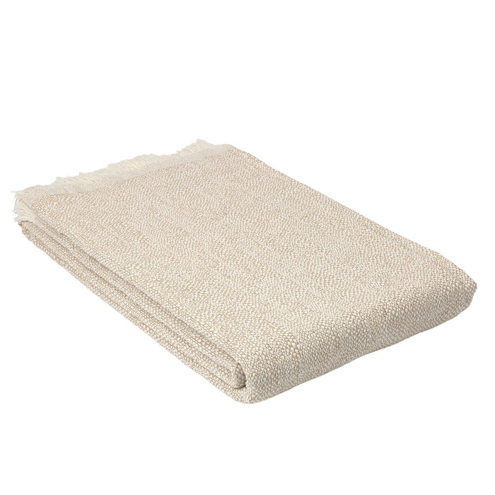 Alexandra House Living Atika Beige Blanket 180 x 260 cm