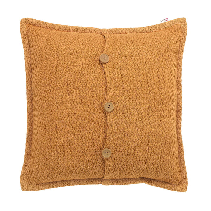 Alexandra House Living Mustard Cushion Cover 50 x 50 cm