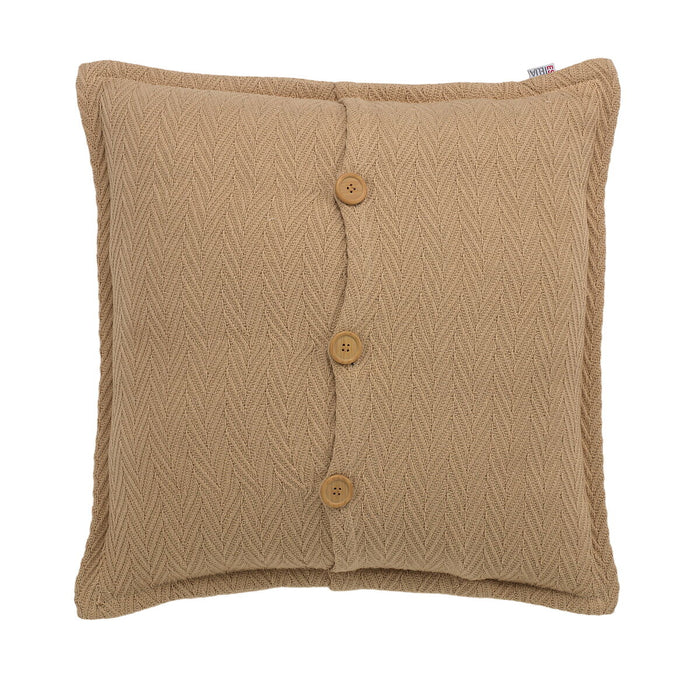 Funda de cojín Alexandra House Living Beige 50 x 50 cm
