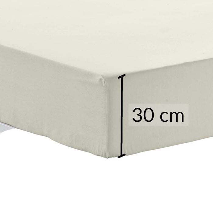 Alexandra House Living White Fitted Sheet