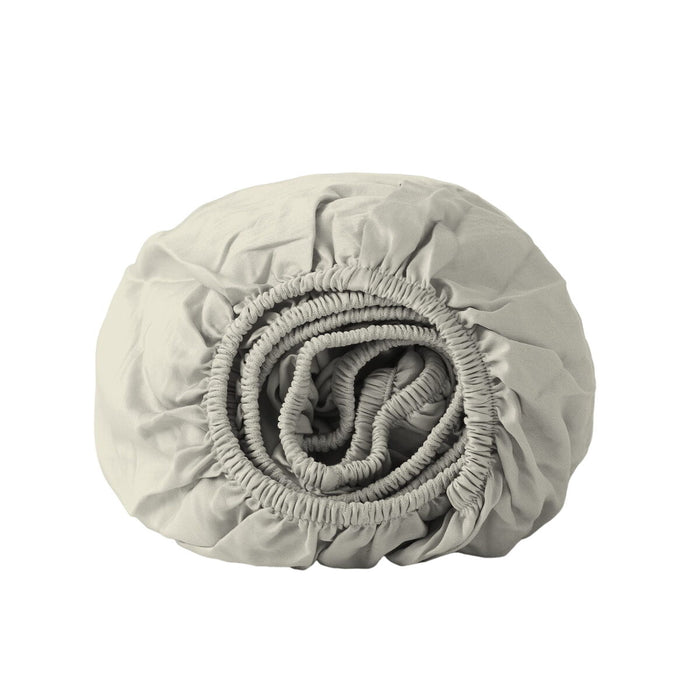 Alexandra House Living Light Brown Fitted Sheet