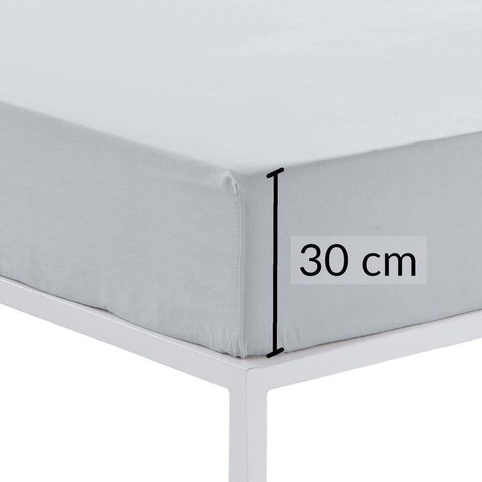 Alexandra House Living Gray Fitted Sheet