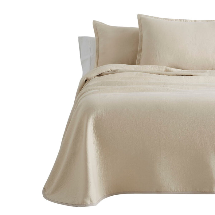 Colcha Alexandra House Living Rice Lino 235 x 280 cm (3 Piezas)