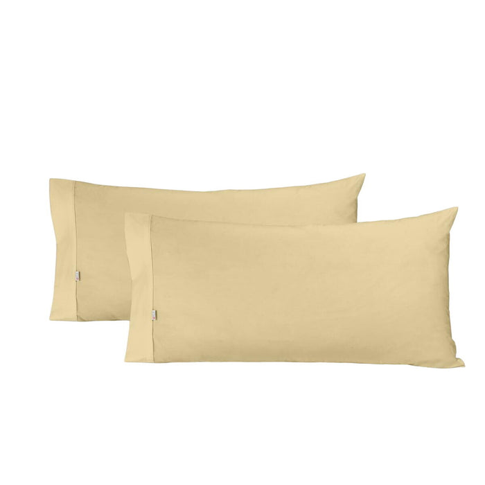 Alexandra House Living Light Brown Pillowcase 45 x 90 cm (Pack of 2)