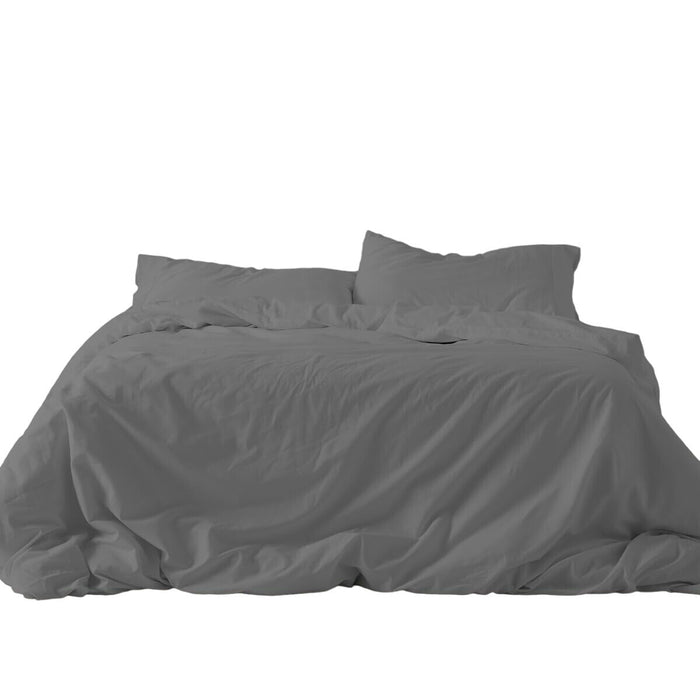 Alexandra House Living Titanium Pillowcase 45 x 80 cm (2 Pack)