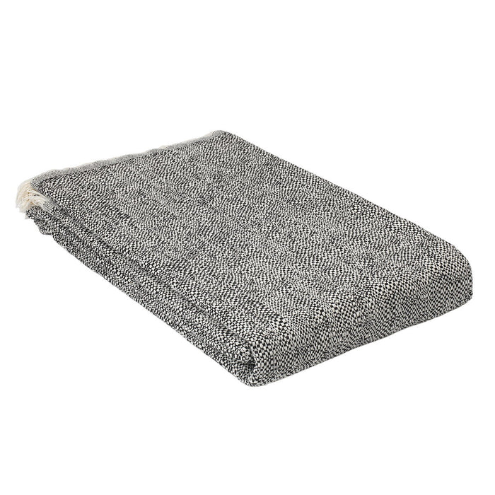 Alexandra House Living Atika Blanket Black 125 x 180 cm