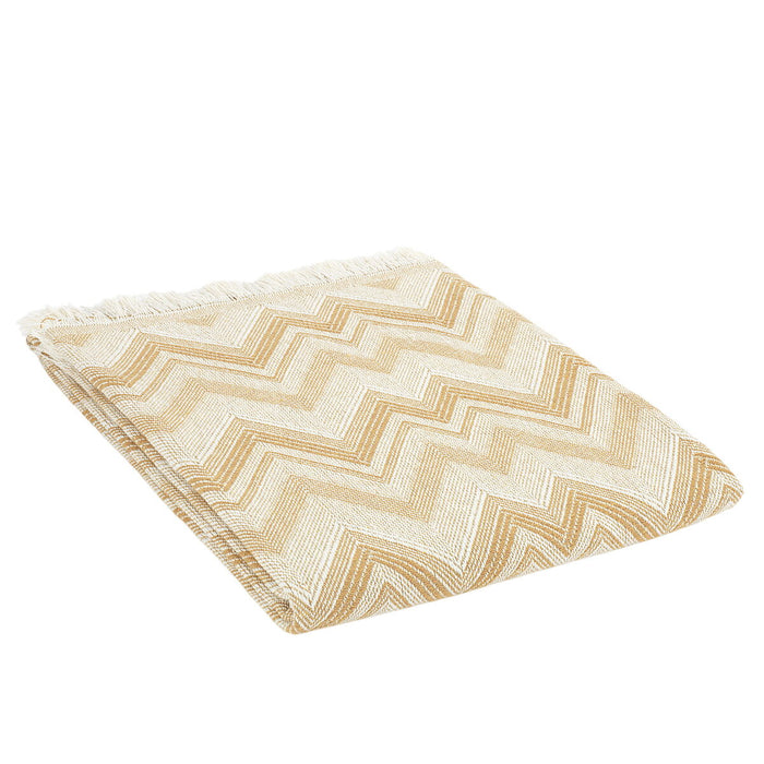 Alexandra House Living Fez Ocher Blanket 180 x 260 cm