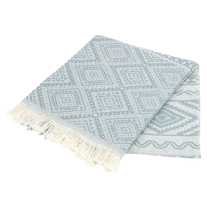 Alexandra House Living Tunez Light Green Blanket 125 x 180 cm