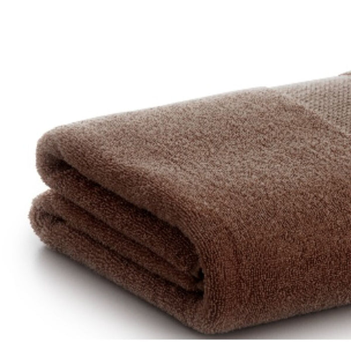 Paduana Chocolate Brown Bath Towel 100% Cotton 70 x 140 cm