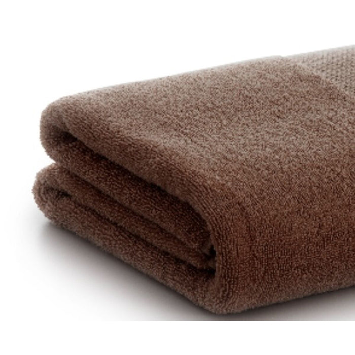 Paduana Chocolate Brown Bath Towel 100% Cotton 100 x 150 cm