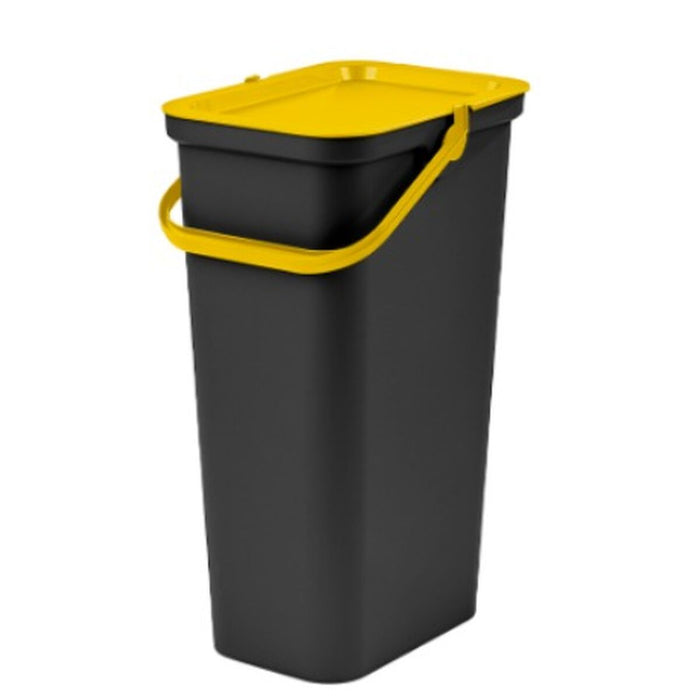 Tontarelli Moda 38 L Yellow Recycling Bin (4 Units)