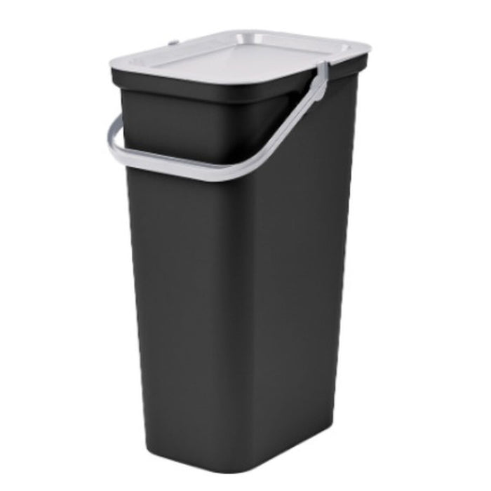 Tontarelli Moda 38 L Recycling Bin White Black (4 Units)