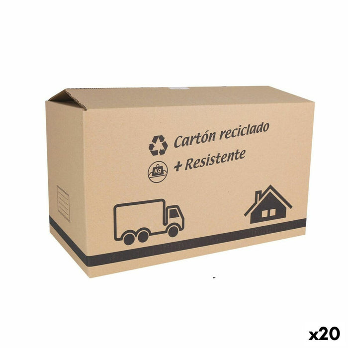 Confortime cardboard moving box 65 x 40 x 40 cm Brown (20 units)
