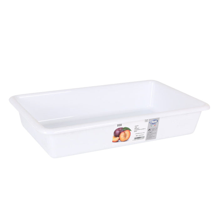Cubeta Dem Bob Blanco 37 x 23 x 7 cm (24 Unidades)