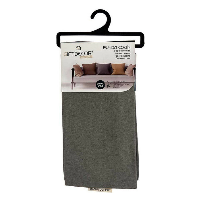 Funda de cojín 60 x 0,5 x 60 cm Antracita (12 Unidades)